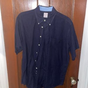 100% linen Mens brooks brothers linen shirt: size large